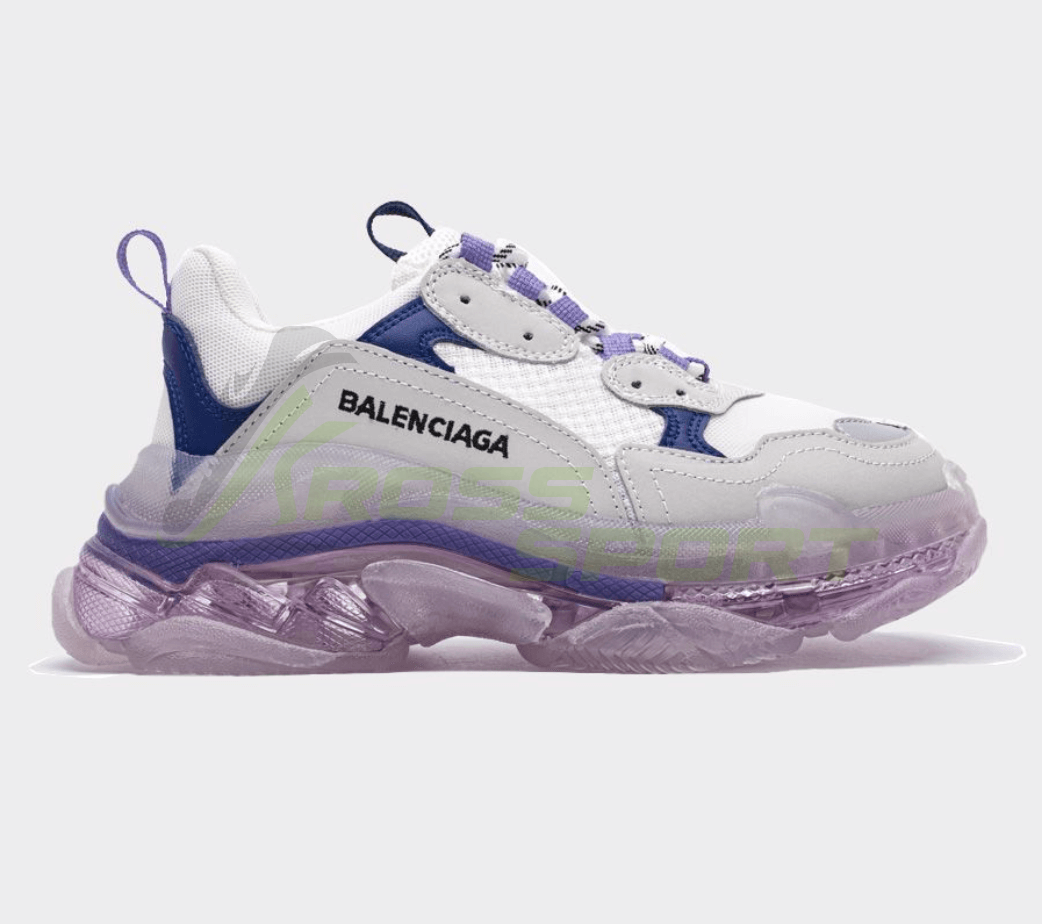  Balenciaga Triple S Clear Sole White/Blue